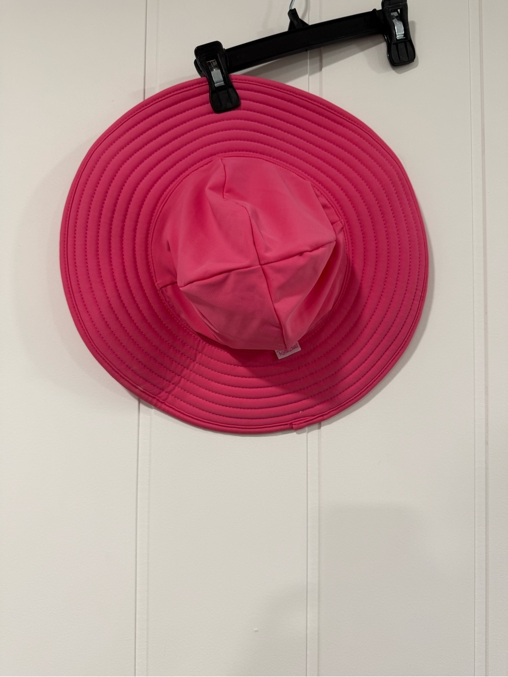 RuffleButts hot pink swim hat